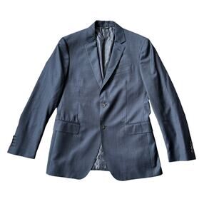 John Varvatos Navy Wool Blazer